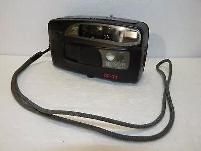 Vintage Ricoh AF-77 35mm Point & Shoot Film Camera W/ Wrist Strap • $7.95