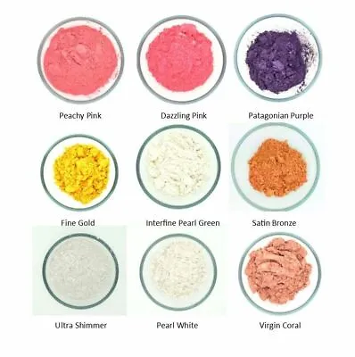 Mica Powder Colour Pigment - Eco-friendly - Soap/Bath Bombs/Lipstick/Makeup  • $4.92
