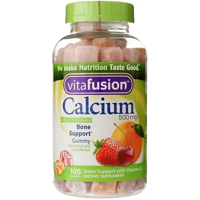 VitaFusion Calcium 500 Mg Dietary Supplement Gummies Natural Fruit And Cream Fla • $30.42