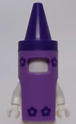 Lego Medium Lavender Minifig Headgear Head Cover Costume Crayon • $2.29