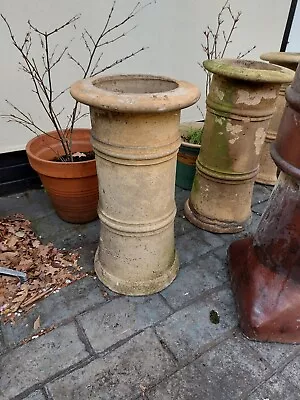 £45 • Buy Reclaimed Victorian Double Band Cream Chimney Pots
