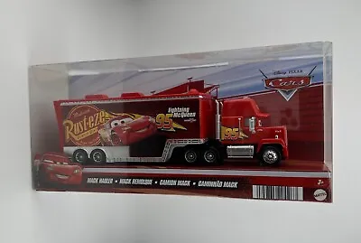 Disney Pixar The World Of Cars MACK HAULER Rust•eze Lighting McQueen NEW In Box • $34