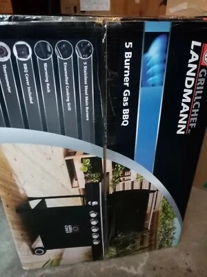 £280 • Buy BRAND NEW LandMan GrillChef 5 Burner Gas BBQ With Cover