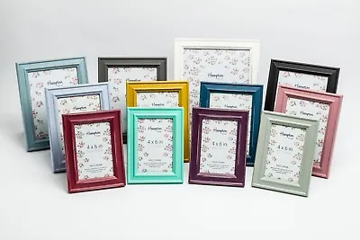Hampton Frames Shabby Chic Photo Frame Rustic Distressed Wood Picture Frame • £8.98