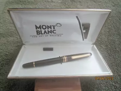 MONT BLANC THE ART OF WRITING (mint In Case 1989 Ballpoint Pen Rare) • $200