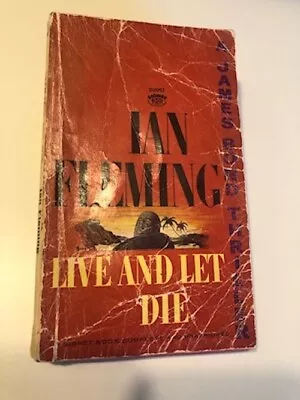 James Bond Live And Let Die Paperback PB Signet Ian Fleming • $6