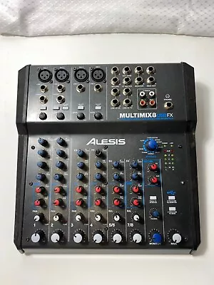 Alesis 8 Channel Mixer Recording Interface W/ Effects MULTIMIX8 USB FX Audio • $39.99