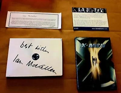  Ian Mckellen Signed Dvd As Magneto In X Men Films+coa. • £85