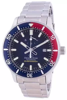 Orient Star Automatic Diver Stainless Steel Blue RE-AU0306L00B 200M Mens Watch • $462.31