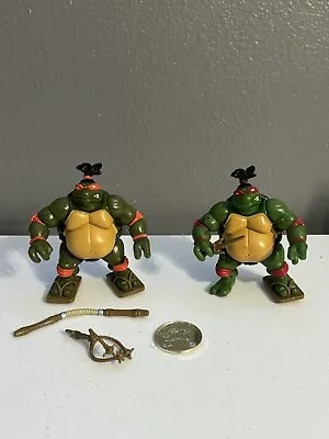 1995 Sumo TMNT Michelangelo And Raphael Action Figures (RARE) • $2100