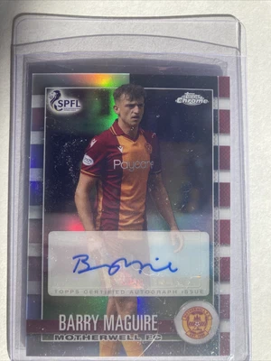 £0.99 • Buy Topps SPFL Chrome 2022/23 Motherwell FC Barry Maguire Base Auto Card