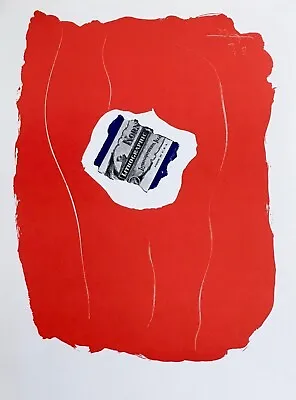 1973 ROBERT MOTHERWELL Tricolor Original Lithograph XXieme Siecle Mourlot Paris • $45