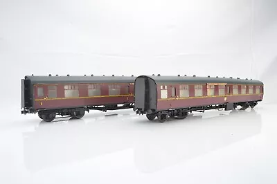 £199.95 • Buy Easy Build O Gauge - Pair Of BR Maroon MK1 Passenger Coaches 