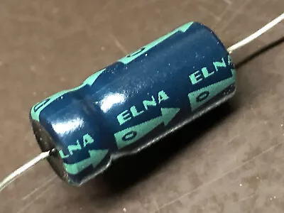 100 Pcs Factory Bag ELNA 25V 100 UF 8x17mm Axial Polarized Capacitors  • $15