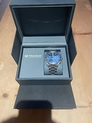 TAG Heuer CAZ101K.BA0842 Formula 1 Chronograph Quartz Blue Mens Watch Used • £550