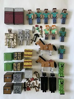 Minecraft Figure & Accessory Lot By Mojang Jazwares • $39.99