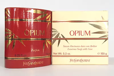 Yves Saint Laurent OPIUM PERFUME 7.5ml & Luscious Soap / Soap / Soap 150g YSL • £153.19