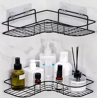 Stainless Steel Bath Shower Caddy Corner Storage Shelf Holder Rack Organiser AU • $8