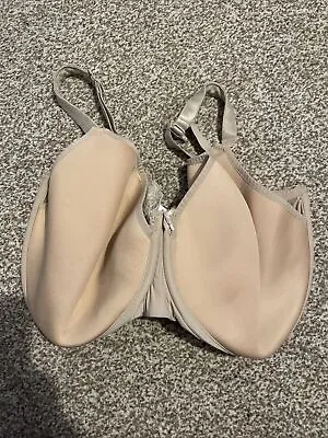 Panache Nursing Bra Nude Good Condition 36GG Lace Underwire Beige • £5