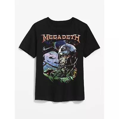 New Rare MEGADETH Shirt Hip Hop Men All Size T-Shirt Q176 • $15.99