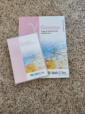GREAT CONDITION Math U See Gamma - Instruction Manual And DVD • $35