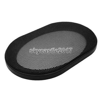 2pcs New 4 X6  Inch Speaker Cover Metal Mesh Grille Protection Decorative Circle • $9.98