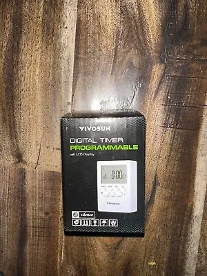 7 Day Timer Digital Programmable Electric Timer Indoor With Dual Outlet Switch • $20