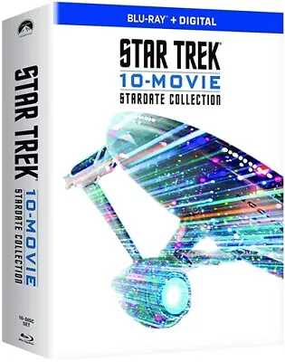 STAR TREK 10 MOVIE STARDATE COLLECTION New Sealed Blu-ray + Digital • $46.37