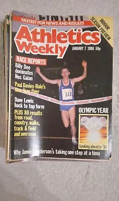 £19.99 • Buy Athletics Weekly Magazines 1988 - Full Year