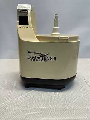 Moulinex Regal La Machine II LM2 Food Processor Tested!! • $48.50