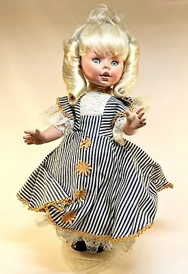 Vintage 1960s Furga Carlotta Doll 15” Made In Italy • $20