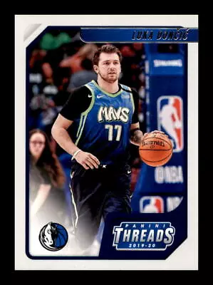 2019-20 Panini Chronicles Threads Luka Doncic #100 Dallas Mavericks • $1.79