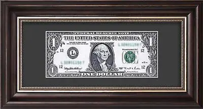 Paper Money Holder Dollar Bill Display Currency Frame Easel Stand & Wall Hanger • $23.48