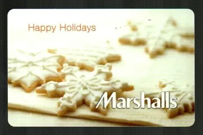 MARSHALLS Happy Holidays Snowflake Cookies ( 2008 ) Gift Card ( $0 ) • $2.50