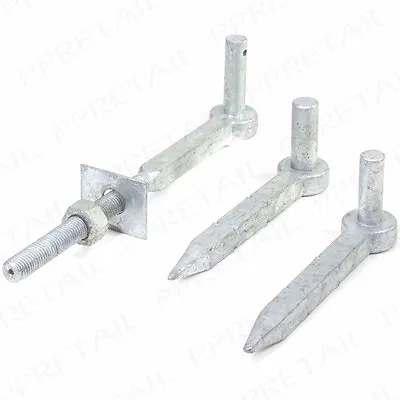HEAVY DUTY HOOK TO DRIVE / BOLT FIELD GATE PIN For 4 - 10  Posts Galvanised Iron • £10