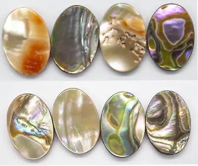 Abalone Shell Mother Of Pearl Ovals Double Sided For Jewellery Making 18mmx12mm • £0.99