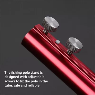 Fishing Rod Holder Lure Casting Pole Support Stand With Ground Spike Bracket • $20.99