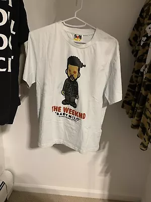 BAPE A Bathing Ape Baby Milo X XO The Weeknd Tee White - Fits Us Men’s Small • $50