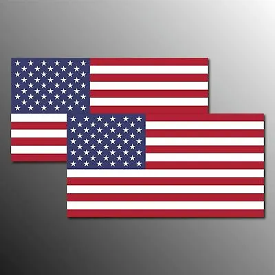 2x American Flag Military Marines Decal Sticker Usa Made Truck Vehicle Window • $99.99