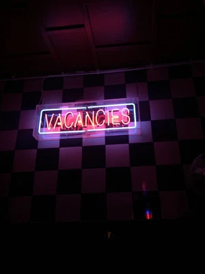$139.59 • Buy 17  Vacancies Acrylic Box Neon Sign Lamp Light Visual Beer Bar Decor Pub L1544