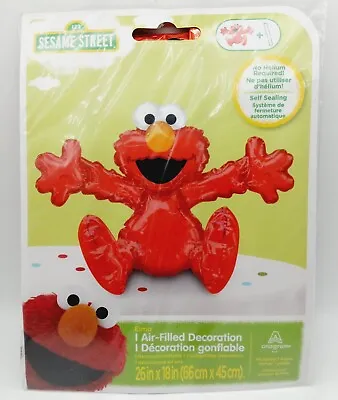 New Elmo 26  Jumbo Baby Birthday Foil Air Balloon Party Decorating Supplies New • $10.96