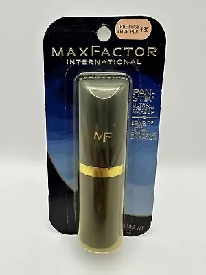 Max Factor Pan Stik Pan Stick Makeup True Beige #125 NEW SEALED BOXED • $124.99