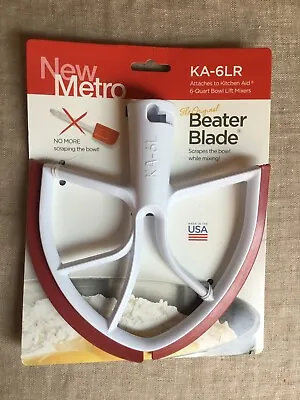 New Metro KA-6LR Original Beater Blade Works W/ Most KitchenAid 6 Or 7 Qt Bowl-L • $15.99