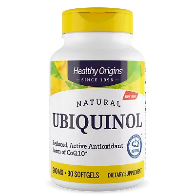 Healthy Origins - Ubiquinol 200mg (Active Form Of CoQ10) Heart Health - 3 Sizes • $241.95