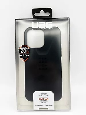 Urban Armor Gear (UAG) Civilian Tough Case For Apple IPhone 14 Pro Max - Black • £29.99