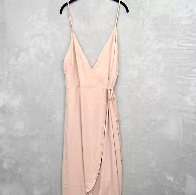 Show Me Your Mumu New Meghan Wrap Dress Pink Womens XXXL 3X • $49.99