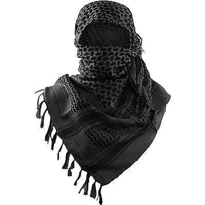 Military Shemagh Desert Hijab Scarf Headscarf Arab Cotton Keffiyeh Head  Wrap • $7.99