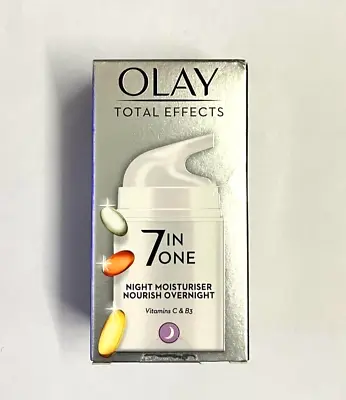 $20.07 • Buy Olay Total Effects 7in1 Night Moisturiser Nourish & Protect 50ml