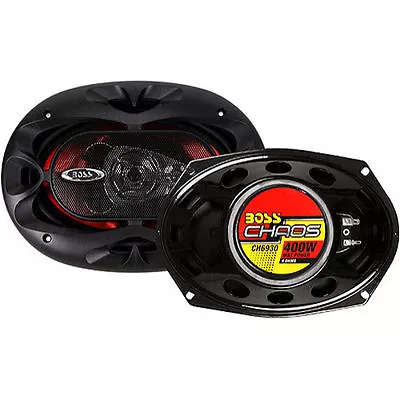 Boss CH6930 Audio Chaos 3-way 400W Full Range Speaker - Black • $26.99