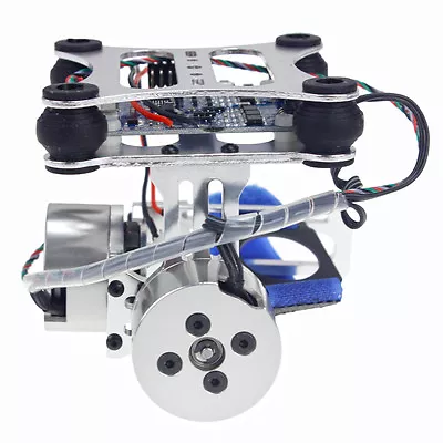 CNC Aluminum 2-axis Gimbal Camera Mount PTZ Steady W/ Brushless Motor Controller • $46.16